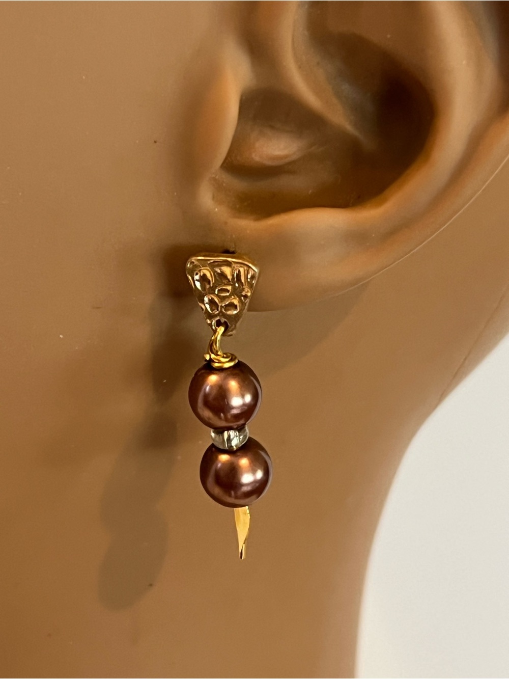 Glass Pearl Earrings